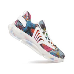 Graffiti Burst Unisex Low Top Mesh Trainers