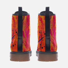 Vibe Crew Striking Blaze Casual Leather Lightweight boots