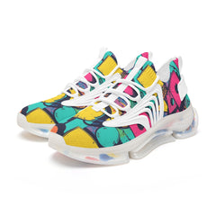 Vibe Crew Retro Pop Unisex Low Top Mesh Trainers