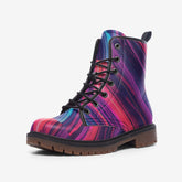 Vibe Crew Neon Drip Casual Leather Lightweight boots