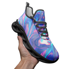 Vibe Crew Holographic Storm Unisex Bounce Mesh Knit Trainers