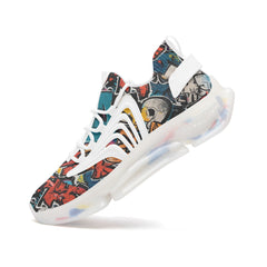 Vibe Crew Urban Tag Unisex Low Top Mesh Trainers