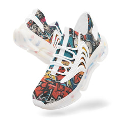 Vibe Crew Urban Tag Unisex Low Top Mesh Trainers