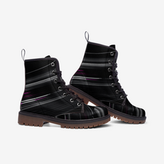 Vibe Crew Signature Abstract Unisex Casual Leather Lightweight boots
