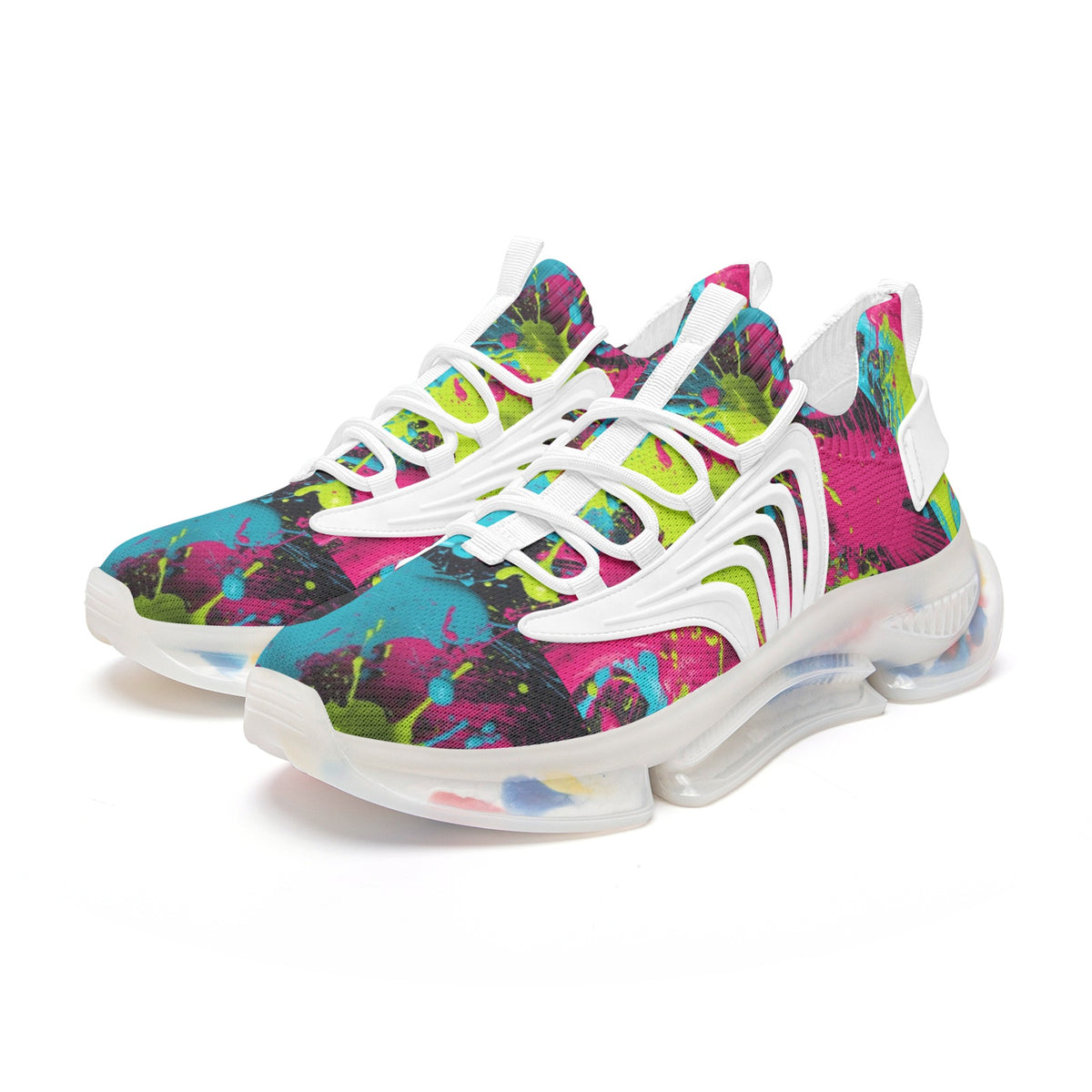 Acid Splash Low Top Mesh Trainers