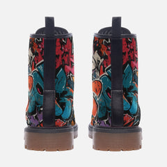 Vibe Crew Urban Tag Casual Leather Lightweight boots