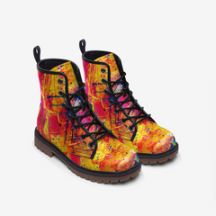 Vibe Crew Striking Blaze Casual Leather Lightweight boots