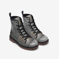 Concrete Graffiti Vibe Crew Casual Leather Lightweight boots