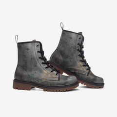Concrete Graffiti Vibe Crew Casual Leather Lightweight boots
