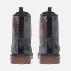 Concrete Graffiti Vibe Crew Casual Leather Lightweight boots