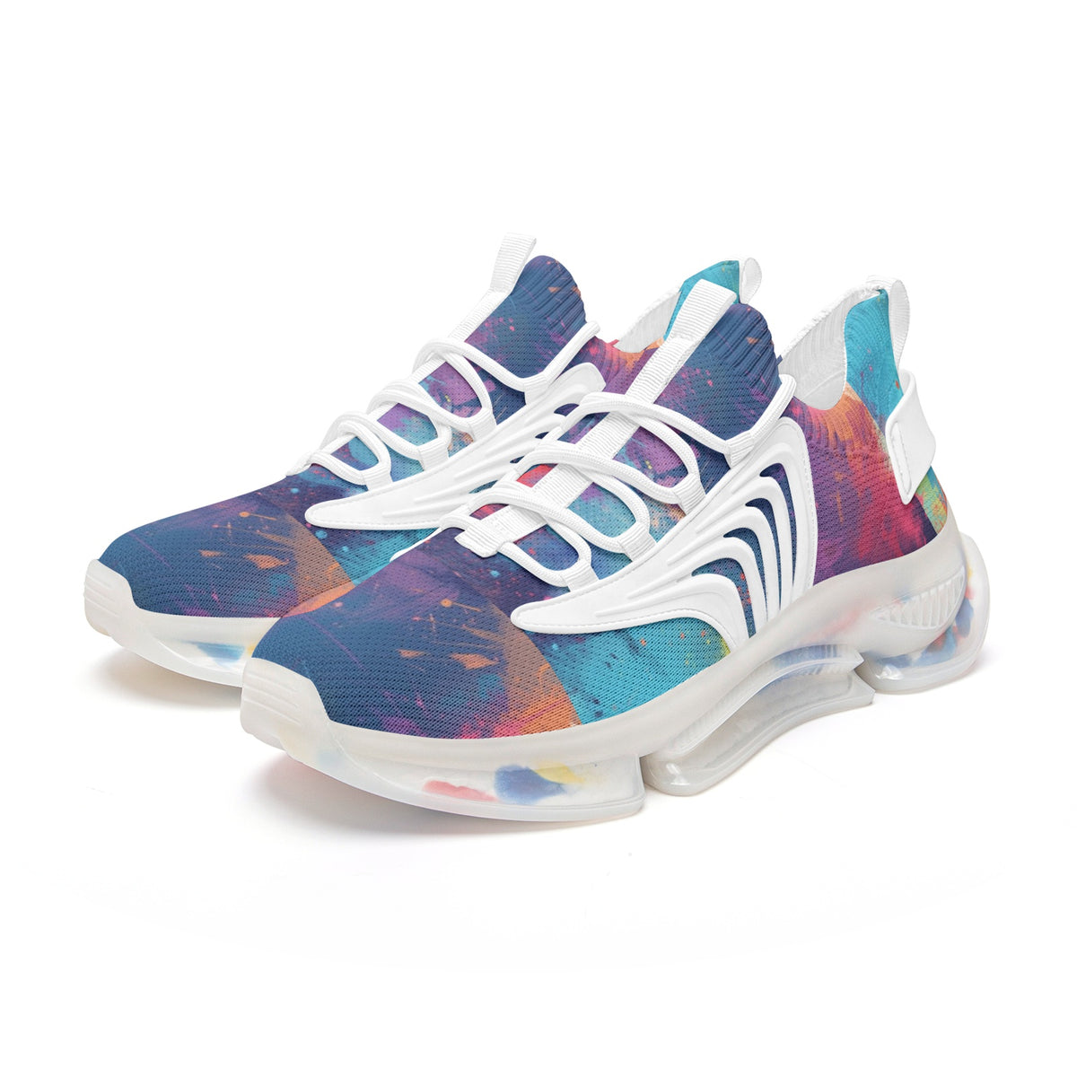 Cloud Explosion Unisex Low Top Mesh Trainers