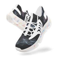 Dark Smoke Energy Low Top Mesh Trainers