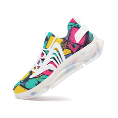 Vibe Crew Retro Pop  Unisex Low Top Mesh Trainers